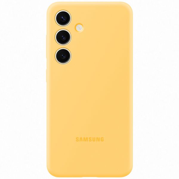 Samsung Original Coque en silicone Galaxy S24 - Yellow