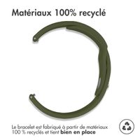 imoshion Bracelet Sport en silicone - Connexion universelle de 22 mm - Olive Green