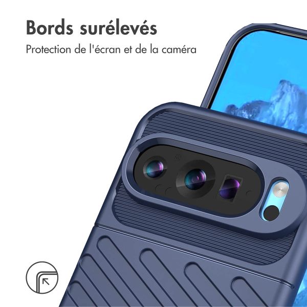 imoshion Coque arrière Thunder Google Pixel 9 / 9 Pro - Bleu foncé