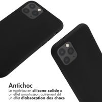 imoshion Coque en silicone avec cordon Apple iPhone 11 Pro - Noir