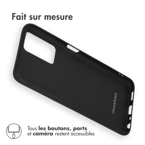 imoshion Coque Couleur Oppo A76 (4G) - Noir