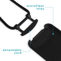 imoshion Coque de couleur avec cordon amovible Apple iPhone 11 - Noir