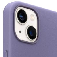 Apple Coque Leather MagSafe Apple iPhone 13 Mini - Wisteria