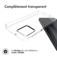 Accezz Coque Clear le Motorola Moto G54 - Transparent