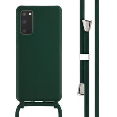 imoshion Coque en silicone avec cordon Samsung Galaxy S20 FE - Vert foncé
