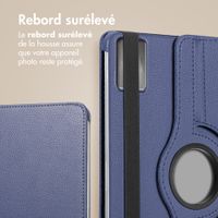 imoshion Coque tablette rotatif à 360° Lenovo Idea Tab - Bleu foncé