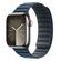 Apple Bracelet à maillons magnétique FineWoven Apple Watch Series 1-9 / SE - 38/40/41 mm / Series 10 - 42 mm - Taille S/M - Pacific Blue