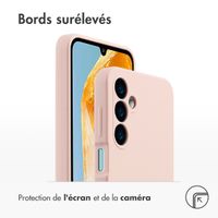 Accezz Coque Liquid Silicone Samsung Galaxy A16 - Rose