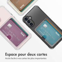 imoshion Coque silicone avec porte-cartes Samsung Galaxy A35 - Transparent