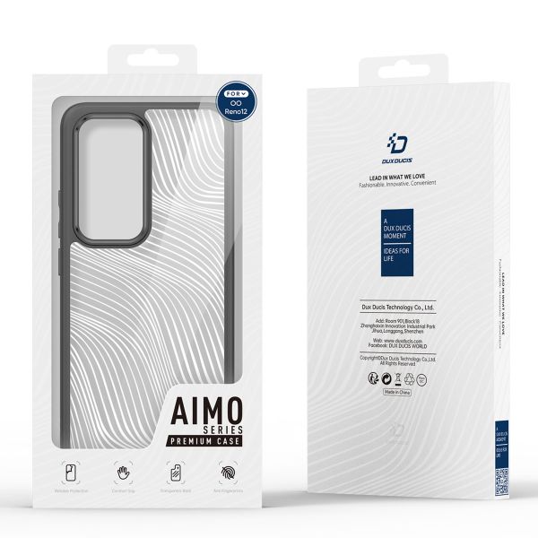 Dux Ducis Coque arrière Aimo Oppo Reno 12 - Transparent