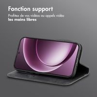 imoshion Étui de téléphone portefeuille Slim OnePlus 15R - Noir