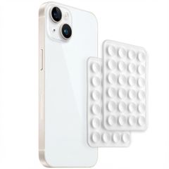 Selencia Pack de 2 Supports de téléphone à ventouse - Blanc