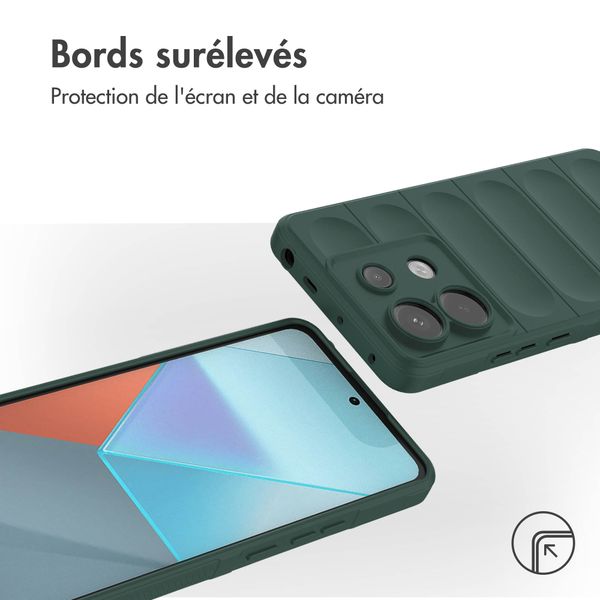 imoshion Coque arrière EasyGrip Xiaomi Poco X6 Pro - Vert foncé