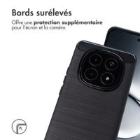 imoshion Coque Brushed Xiaomi Redmi Note 15 Pro Plus (5G) - Noir