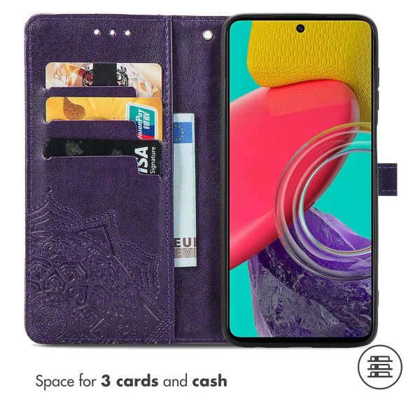 imoshion Etui de téléphone portefeuille Mandala Samsung Galaxy M53 - Violet