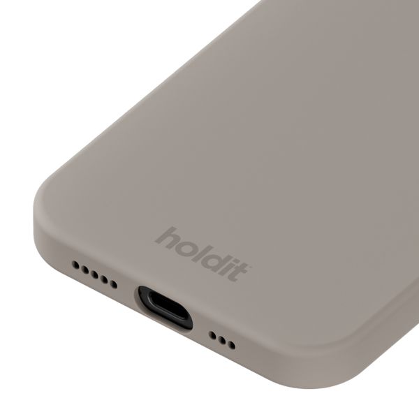 Holdit Coque Silicone iPhone 16e - Taupe