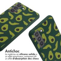 imoshion Coque design en silicone avec cordon Samsung Galaxy S21 FE - Avocado Green