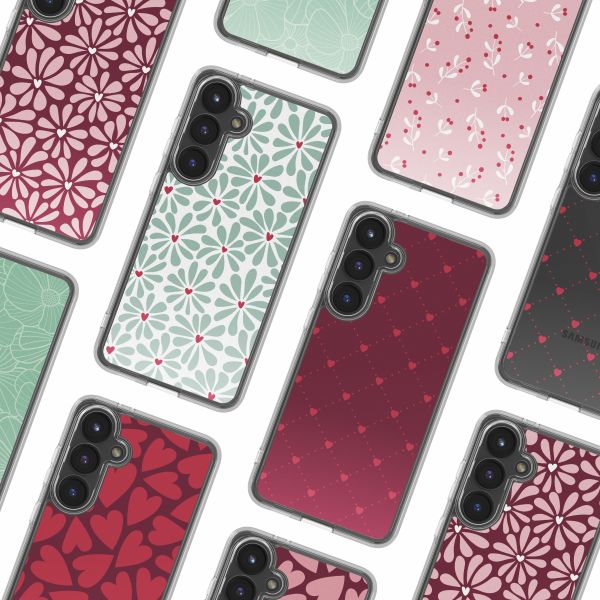 imoshion Coque Design Samsung Galaxy S24 FE - Bloom Love Sage Green