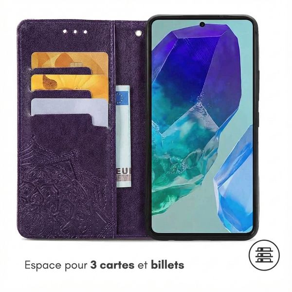 imoshion Etui de télephone Mandala Samsung Galaxy S24 FE - Violet