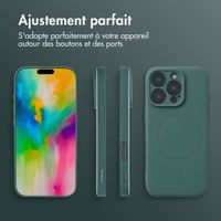 imoshion Coque Couleur avec MagSafe iPhone 16 Pro - Vert foncé