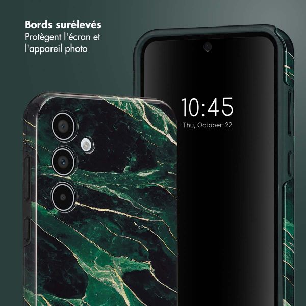 Selencia Coque arrière Vivid Samsung Galaxy A35 - Chic Marble Quartz