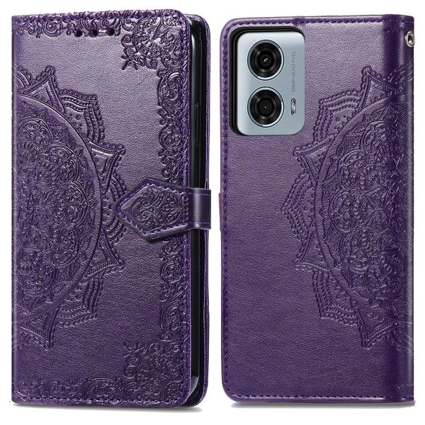 imoshion Etui de téléphone portefeuille Mandala Motorola Moto G24 Power - Violet