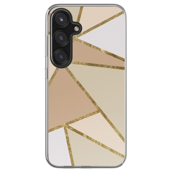 imoshion Coque design pour Samsung Galaxy S25 - Graphic Beige