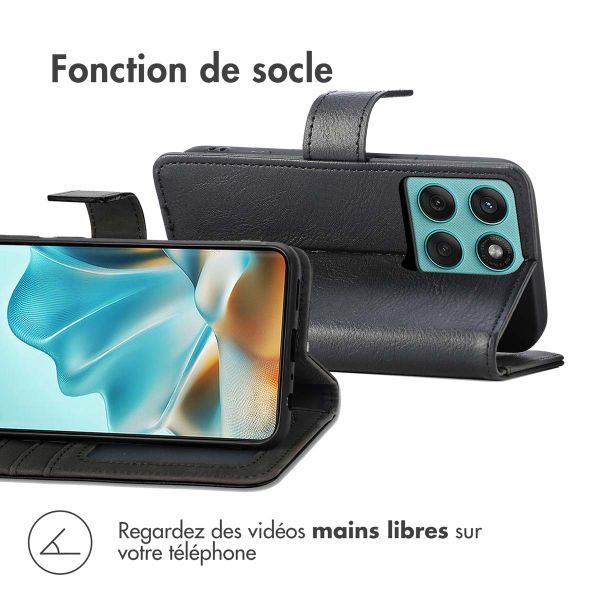 imoshion Étui de téléphone portefeuille Motorola Edge 60 Pro - Noir