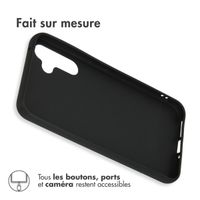 Accezz Coque Couleur Samsung Galaxy A34 (5G) - Noir