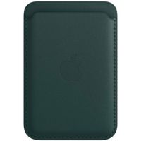 Apple Leather Wallet MagSafe (Apple Wallet 2nd generation) - Avec la fonctionnalité AirTag intégrée - Forest Green