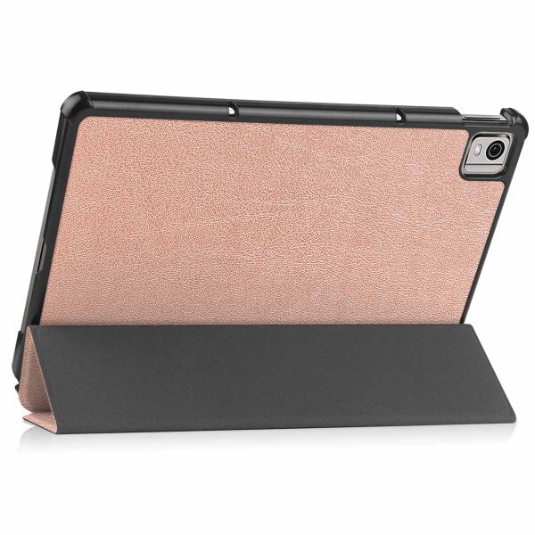 imoshion Coque tablette Trifold Nokia T21 - Rose Doré