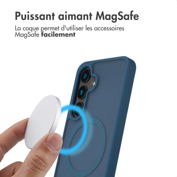 imoshion Coque Color Guard avec MagSafe Samsung Galaxy S24 - Bleu foncé