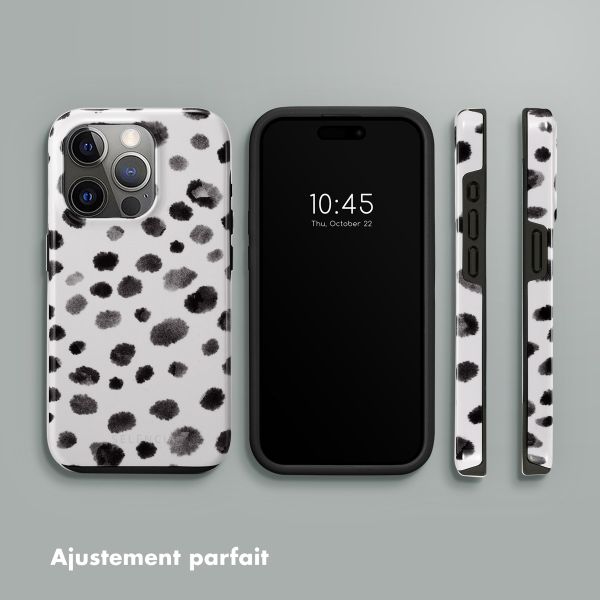 Selencia Coque arrière Vivid Apple iPhone 15 Pro - Trendy Leopard