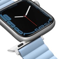 Uniq Bracelet double face Revix Apple Apple Watch Series 1 á 9 / SE (38/40/41 mm) | Series 10 (42 mm) - Blanc/Bleu