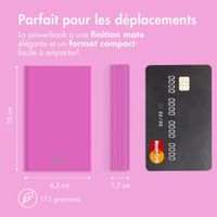 imoshion Ultra Series Batterie externe 10.000 mAh - Rose Vif