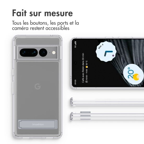 imoshion Coque Stand Google Pixel 7 Pro - Transparent