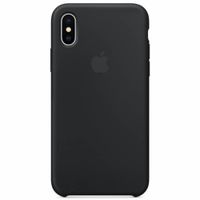 Apple Coque en silicone Apple iPhone X - Noir