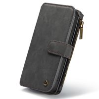 CaseMe Étui luxe 2-en-1 à rabat iPhone 12 Pro Max - Noir