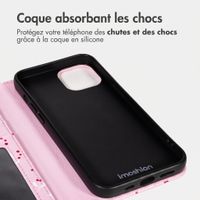 imoshion Étui de télephone portefeuille Design Apple iPhone 14 - Blush Berries