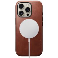 Nomad Coque Modern Horween Leather iPhone 16 Pro - Olde Dublin