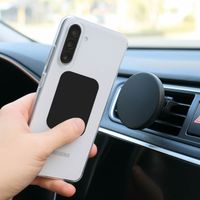 imoshion Lot de 2 plaques métalliques pour support magnétique - Noir