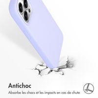 Accezz Coque Liquid Silicone Apple iPhone 13 Pro - Violet