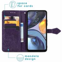 imoshion Etui de télephone Mandala Motorola Moto G22 - Violet