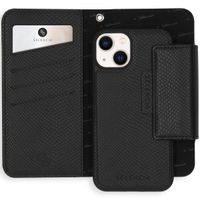 Selencia Etui portefeuille serpent amovible iPhone 13 - Noir