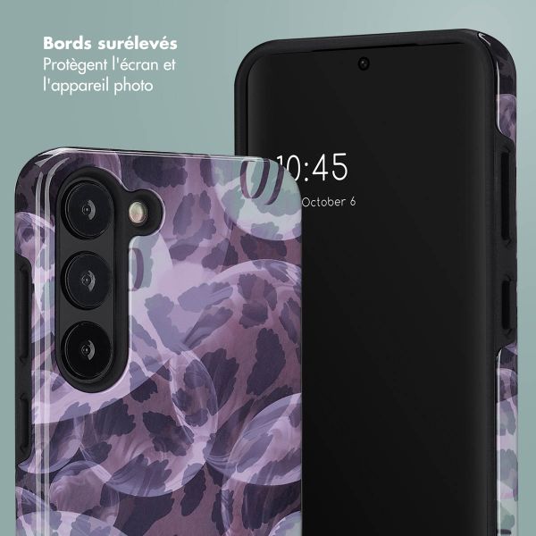 Selencia Coque arrière Vivid Samsung Galaxy S23 - Leo Bubble Green