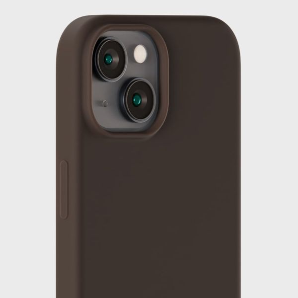 Holdit Coque Silicone Apple iPhone 14 / 13 - Chocolate
