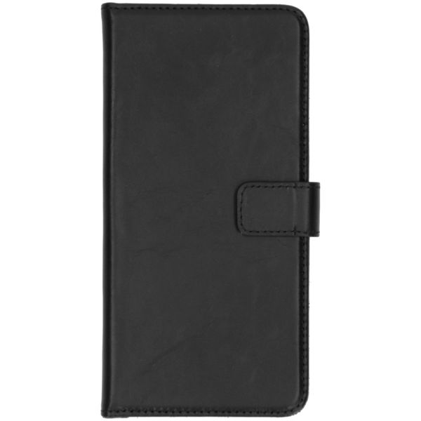 Selencia Étui portefeuille en cuir véritable Samsung Galaxy A51 - Noir