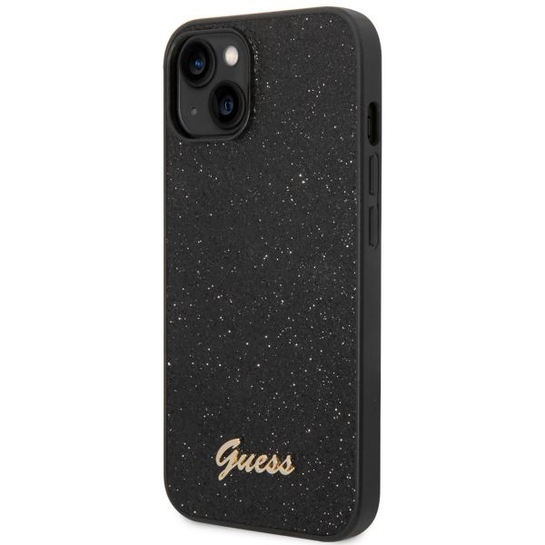 Guess Coque Glitter Flakes Apple iPhone 14 - Noir