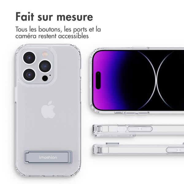 imoshion Coque Stand Apple iPhone 14 Pro - Transparent