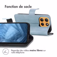 imoshion Étui de télephone portefeuille Motorola Moto G15 / G15 Power - Bleu clair